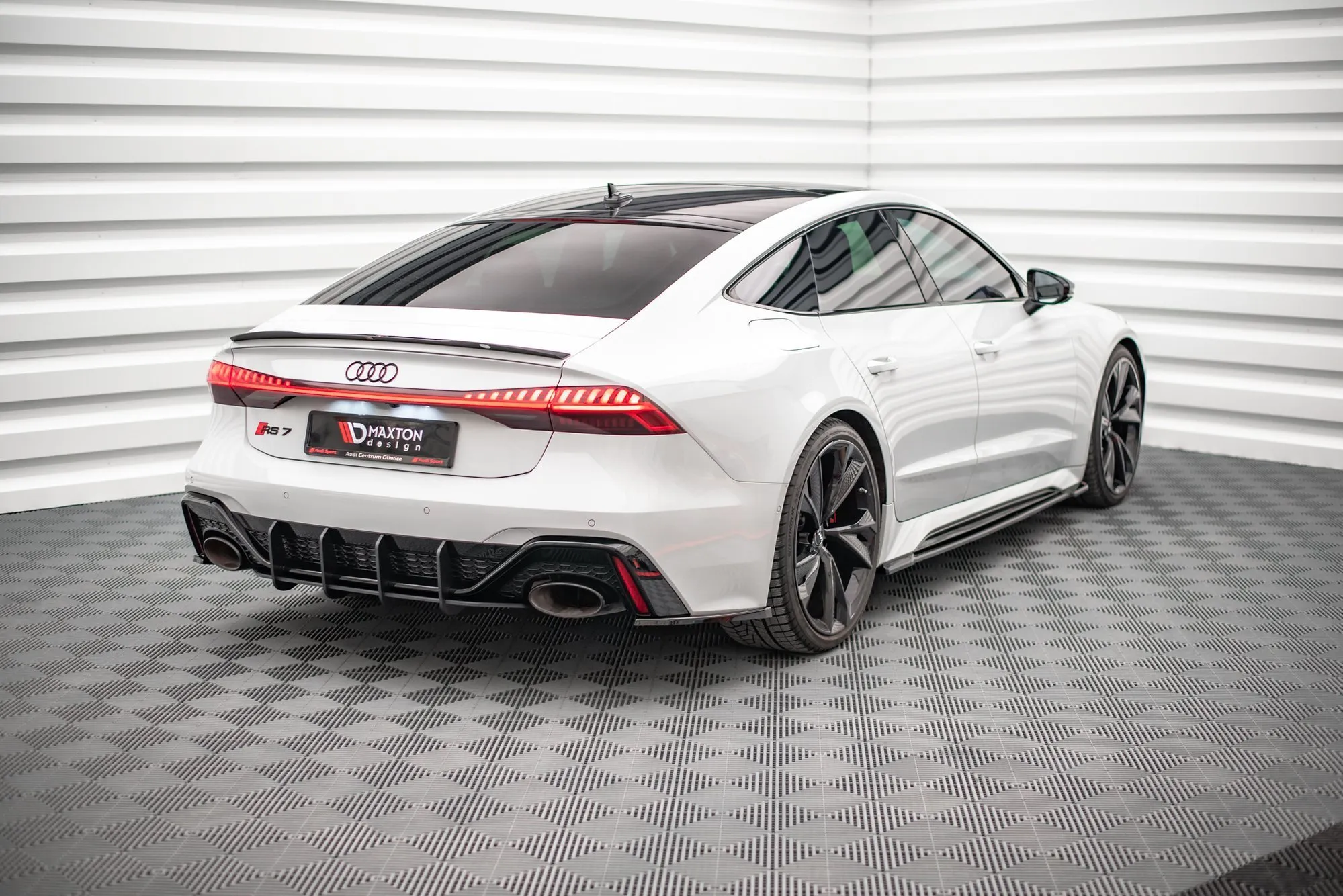 Diffuser Audi RS7 C8 / RS6 C8 / C8 Facelift 2019 ->  | Street Pro Black Edition – bilde 3