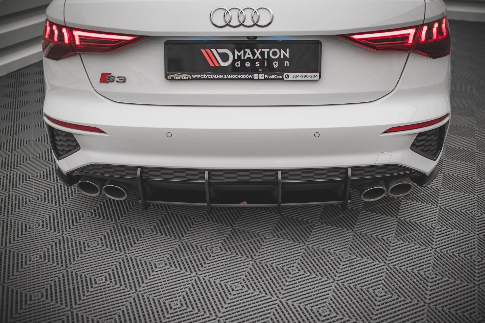 Diffuser Audi S3 2020-2026 | Street Pro Black Edition