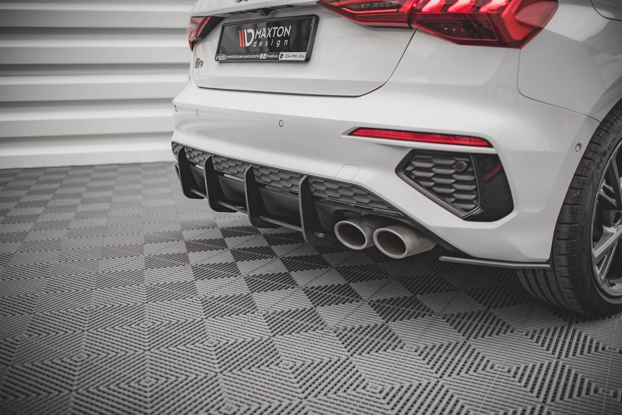 Diffuser Audi S3 2020-2026 | Street Pro Black Edition – bilde 2