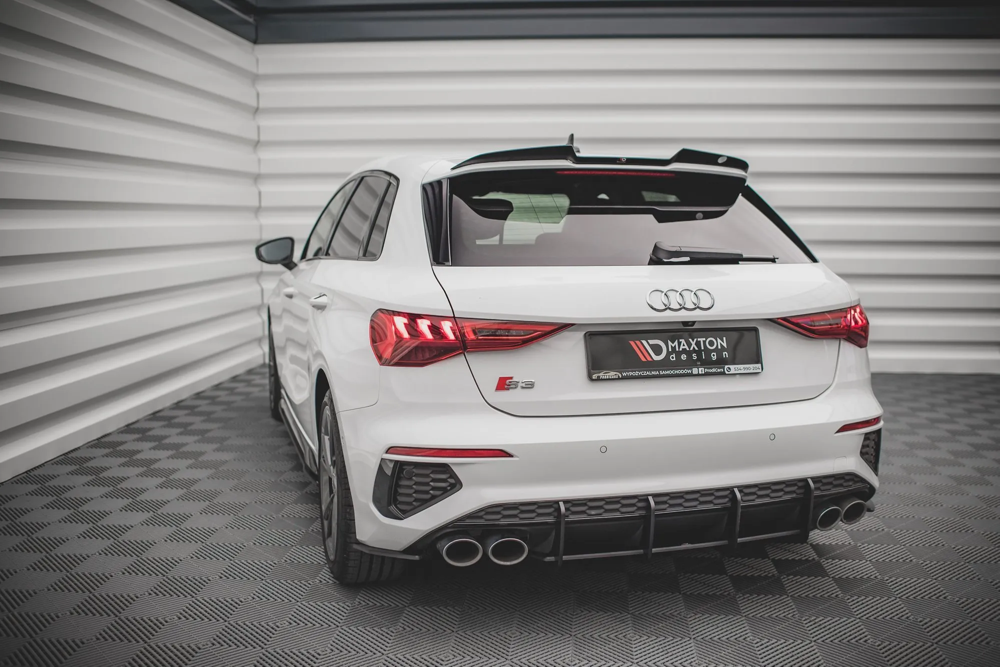 Diffuser Audi S3 2020-2026 | Street Pro Black Edition – bilde 3