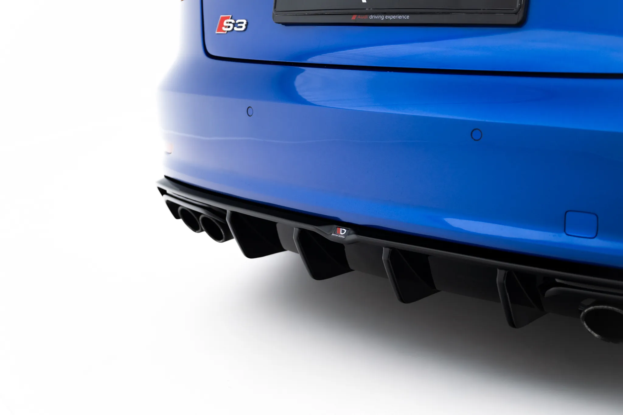 Diffuser Audi S3 / A3 S-Line (8V) 2013 - 2016 | Glossy Black Edition – bilde 2