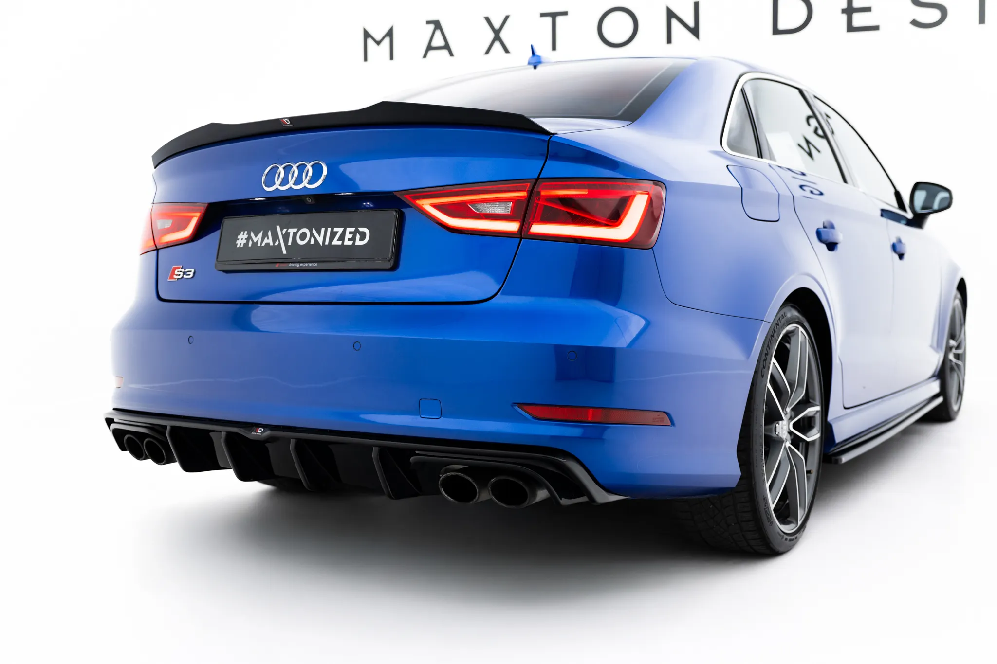 Diffuser Audi S3 / A3 S-Line (8V) 2013 - 2016 | Glossy Black Edition – bilde 3