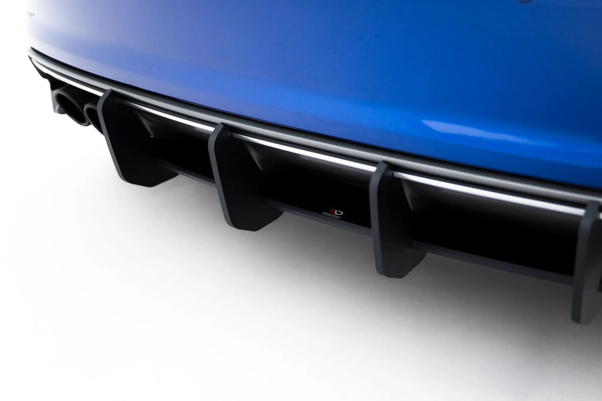Diffuser Audi (S3/A3 S-Line) 8V 2013 - 2016 | Street Pro Black Edition – bilde 2