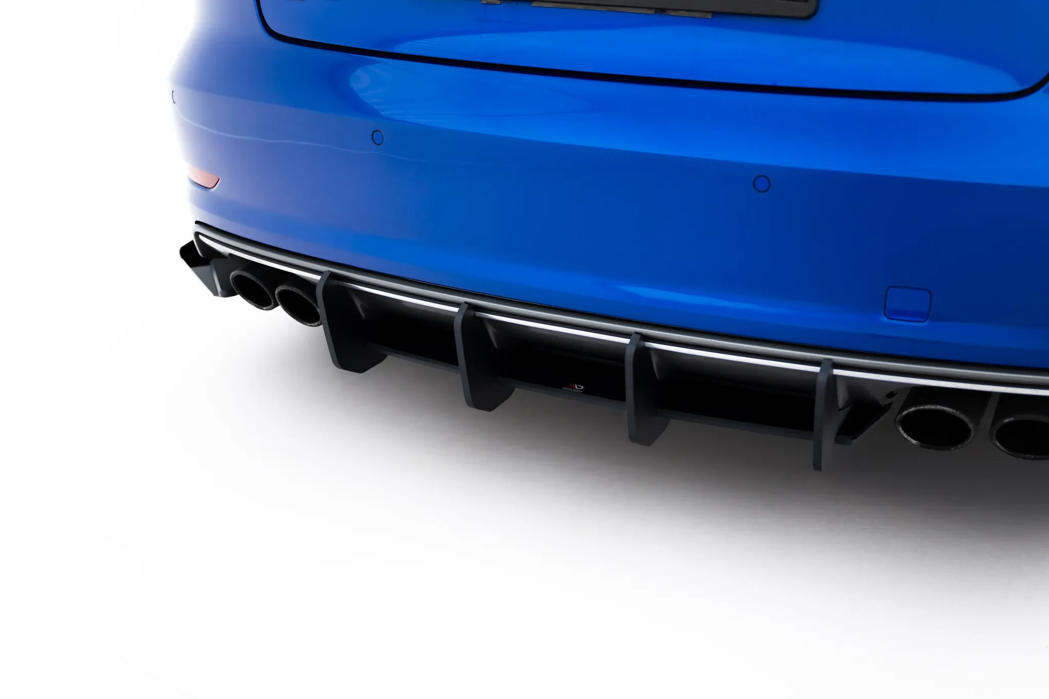 Diffuser Audi (S3/A3 S-Line) 8V 2013 - 2016 | Street Pro Black Edition – bilde 3