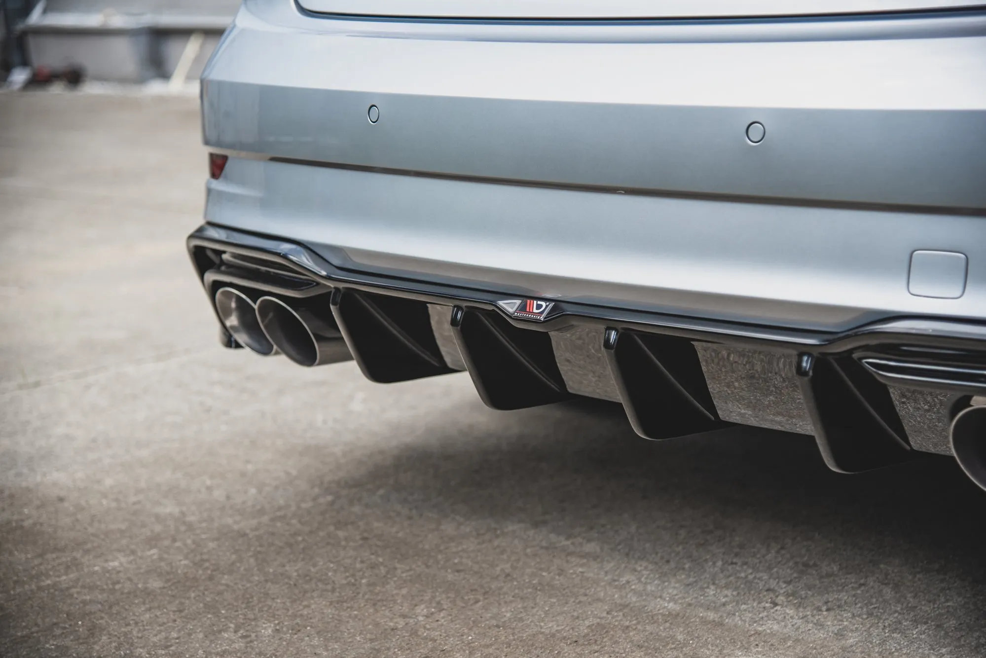 Diffuser Audi S3 S-Line 8V 2017-2020 (Facelift) | Glossy Black Edition – bilde 5