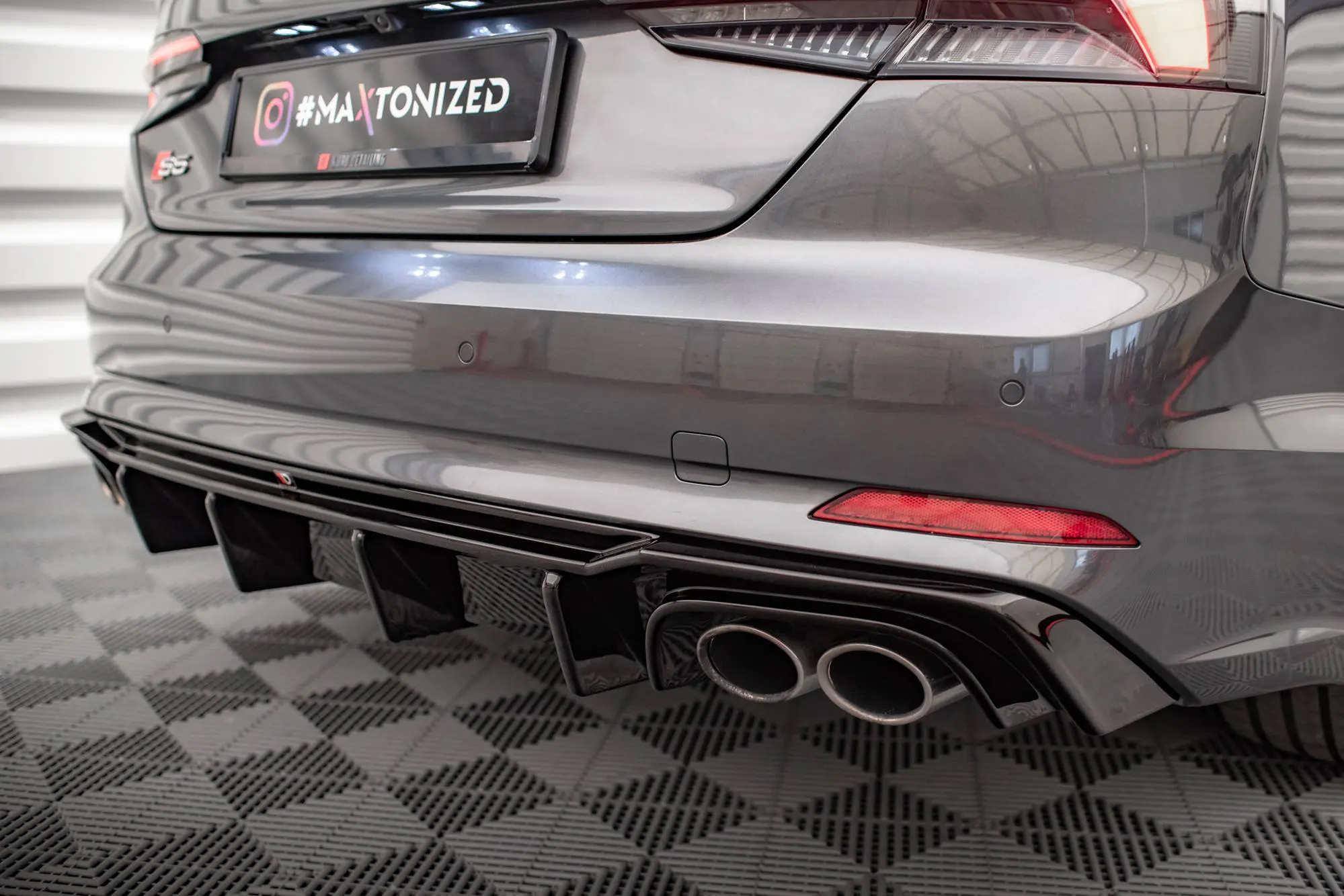 Diffuser Audi S5 (F5) 2017 - >| Glossy Black Edition – bilde 3