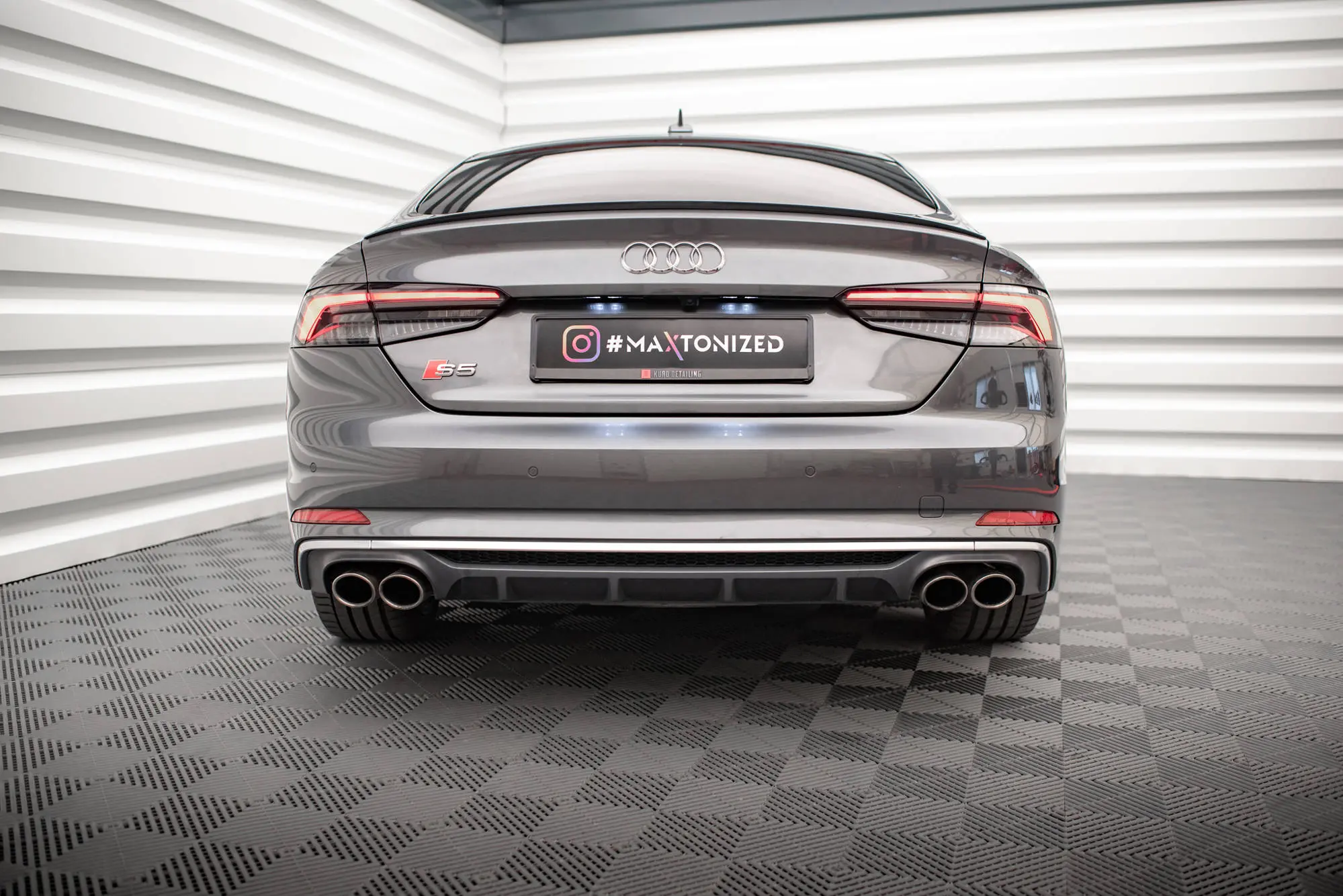 Diffuser Audi S5 (F5) 2017 - >| Glossy Black Edition – bilde 4