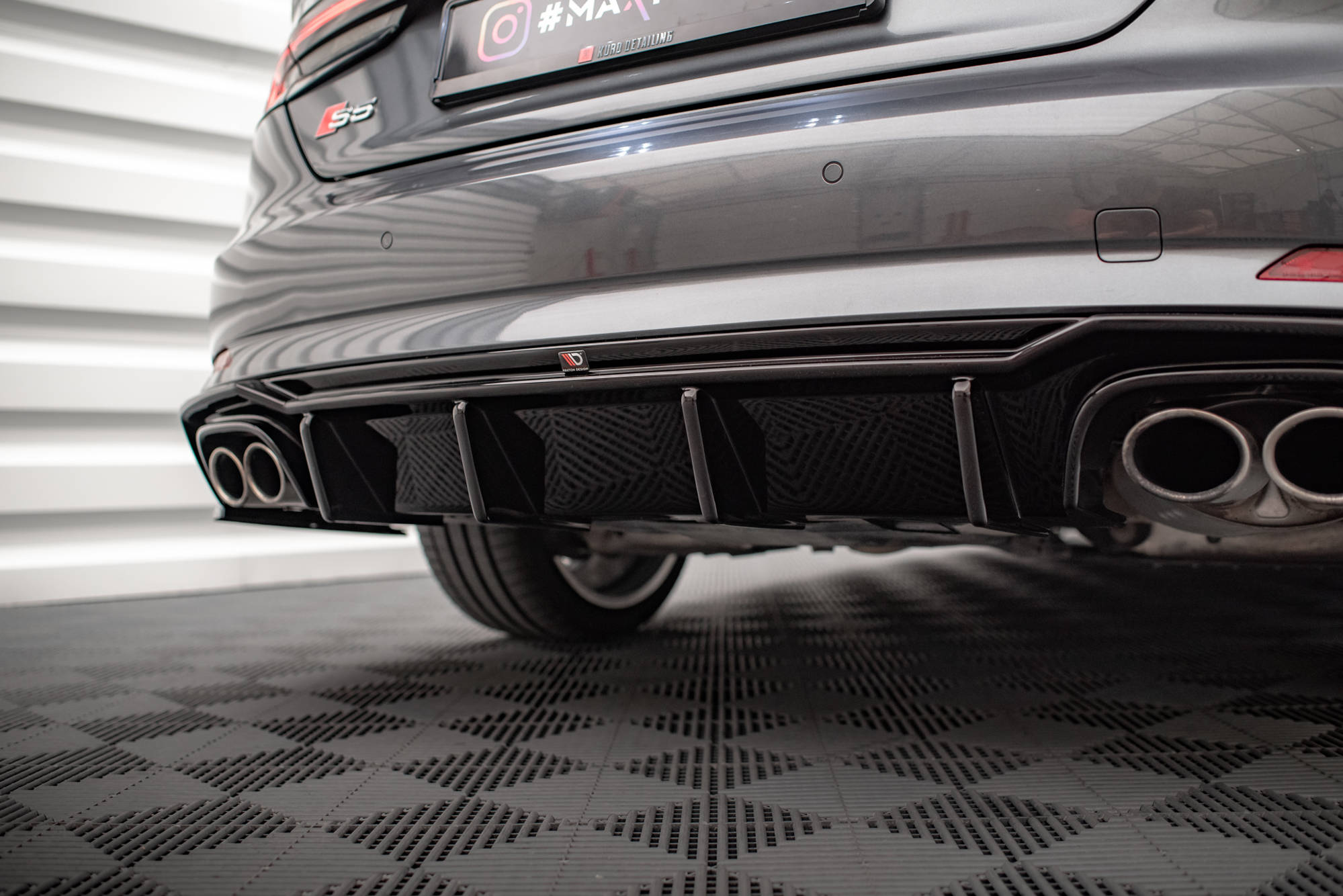 Diffuser Audi S5 (F5) 2017 - >| Glossy Black Edition – bilde 6