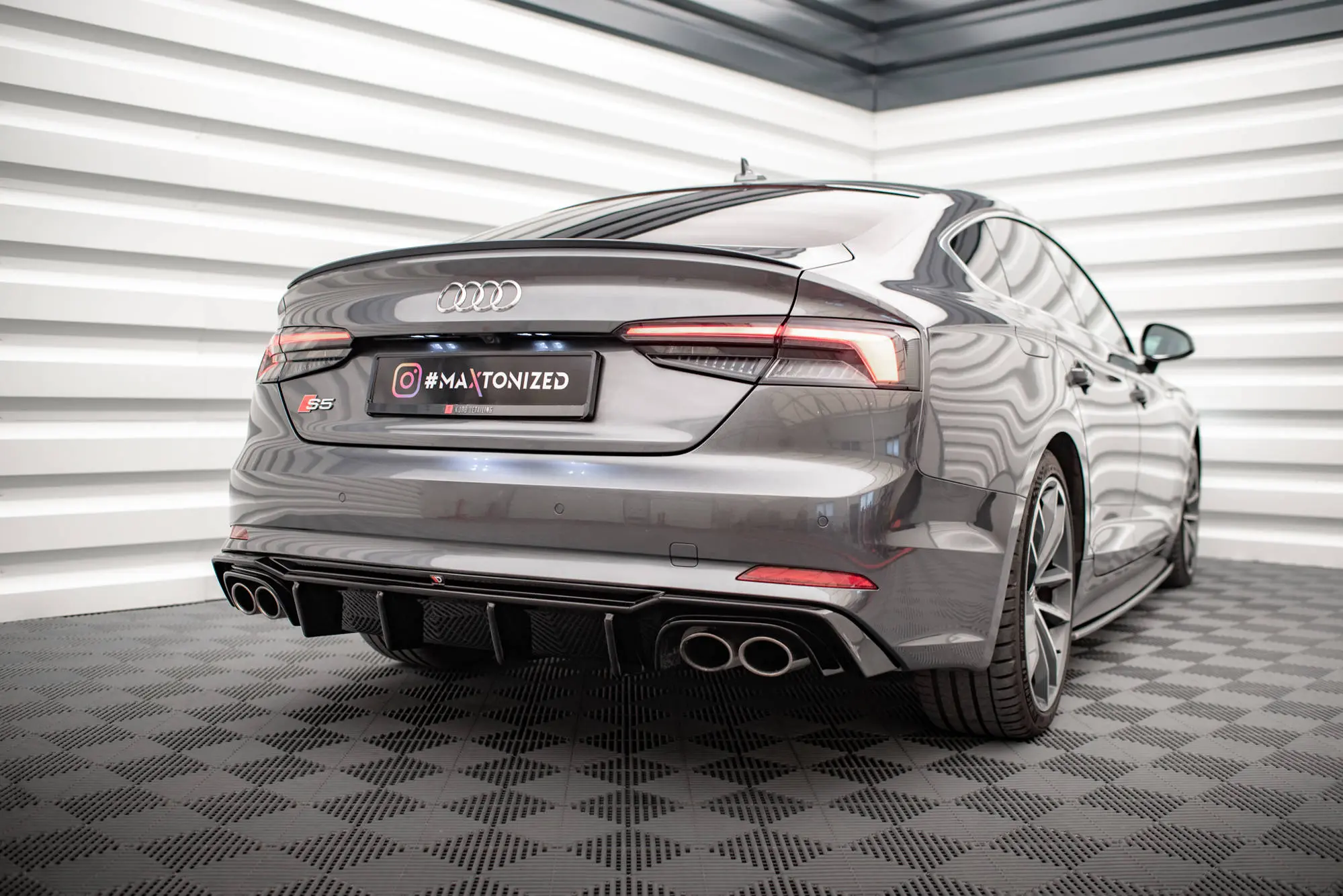 Diffuser Audi S5 (F5) 2017 - >| Glossy Black Edition – bilde 7