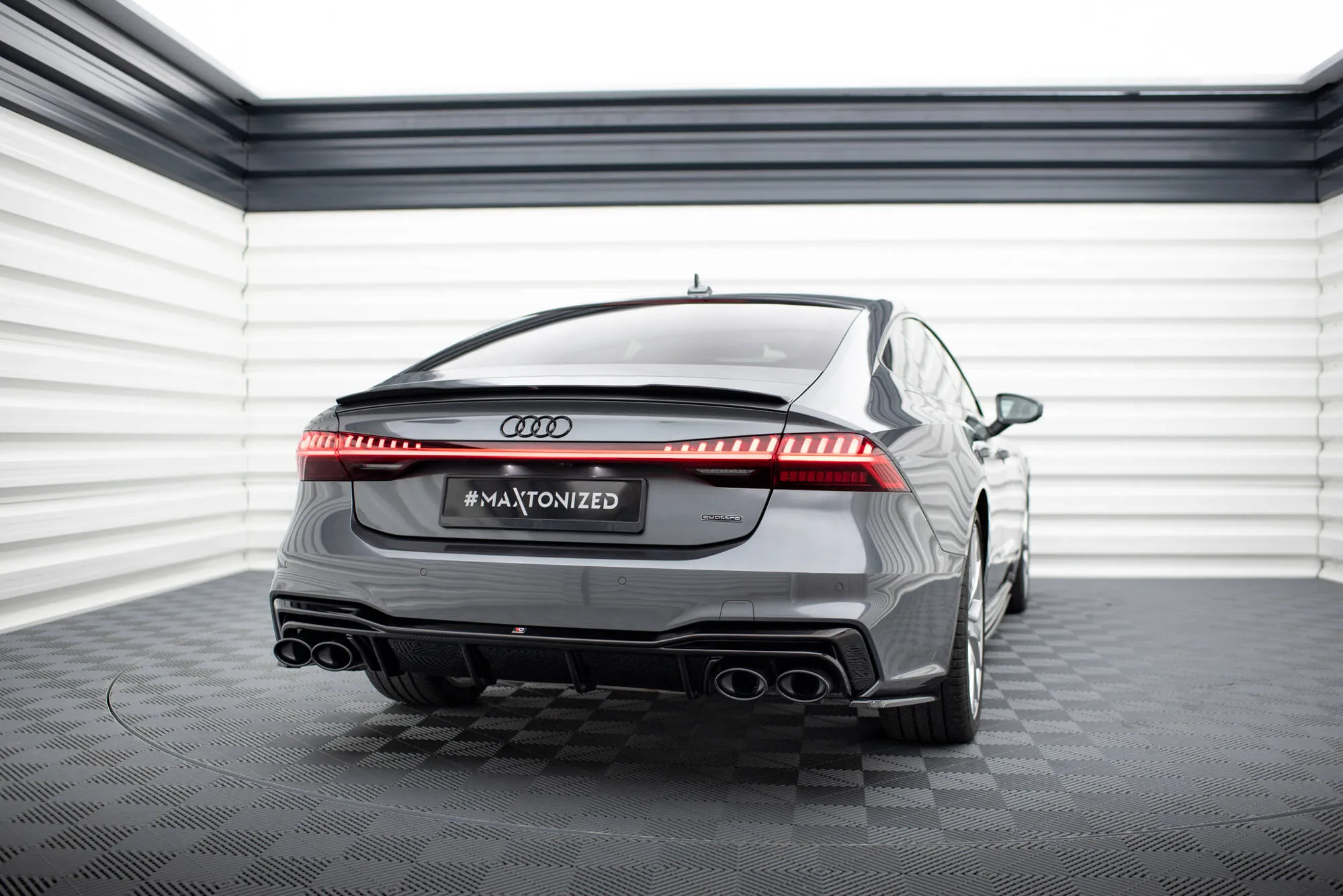 Diffuser Audi S7 C8 2017 -> | Glossy Black Edition – bilde 2