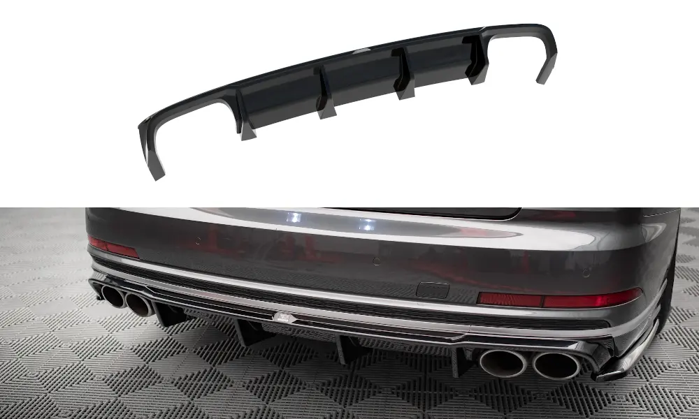 Diffuser Audi S8 (D5) 2019 - 2021 | Glossy Black Edition – bilde 3