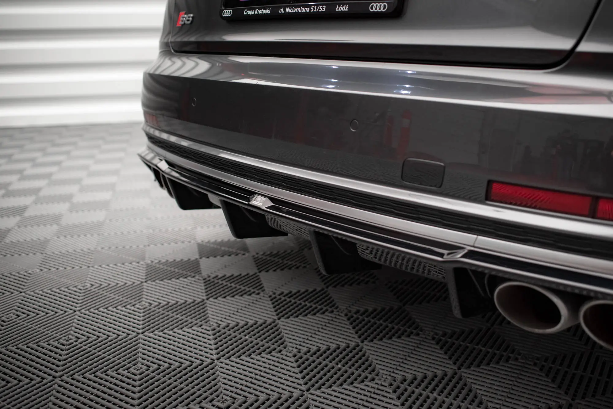 Diffuser Audi S8 (D5) 2019 - 2021 | Glossy Black Edition – bilde 5