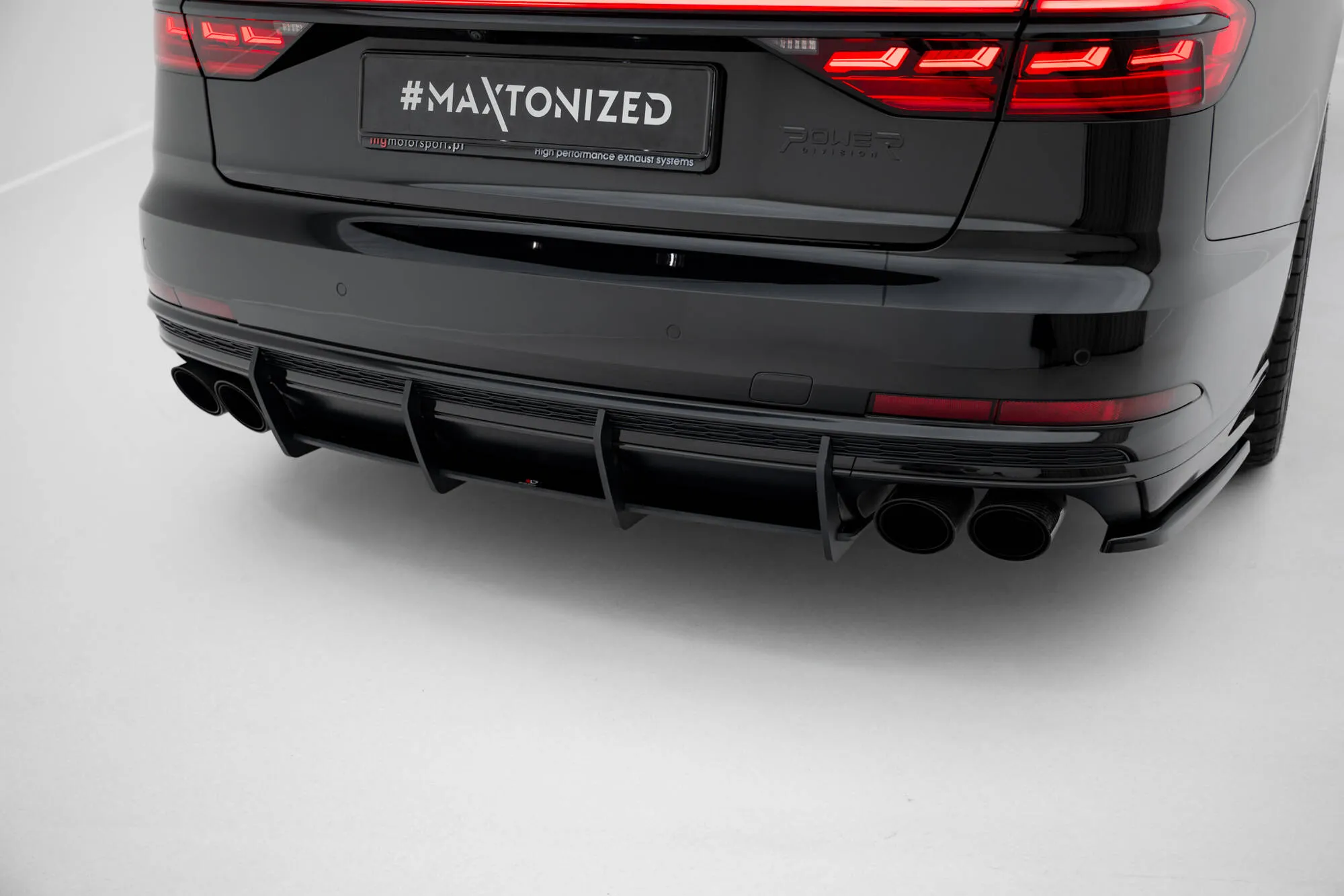 Diffuser Audi S8 (D5) 2020 - > | Street Pro Black Edition – bilde 2