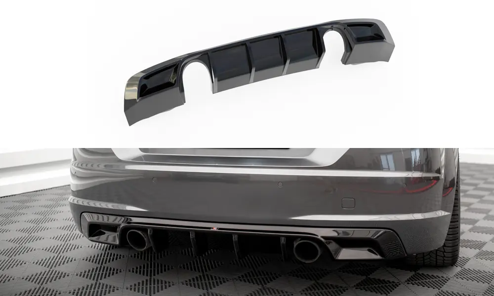 Diffuser Audi TT (8S) S-Line 2014 - 2018 | Glossy Black Edition – bilde 3