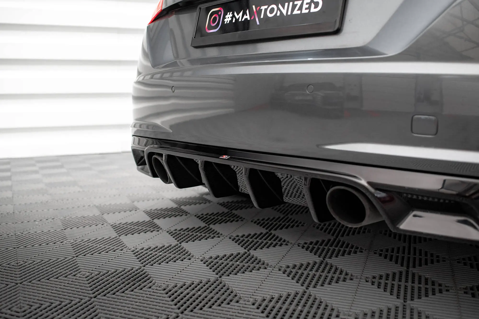 Diffuser Audi TT (8S) S-Line 2014 - 2018 | Glossy Black Edition – bilde 6