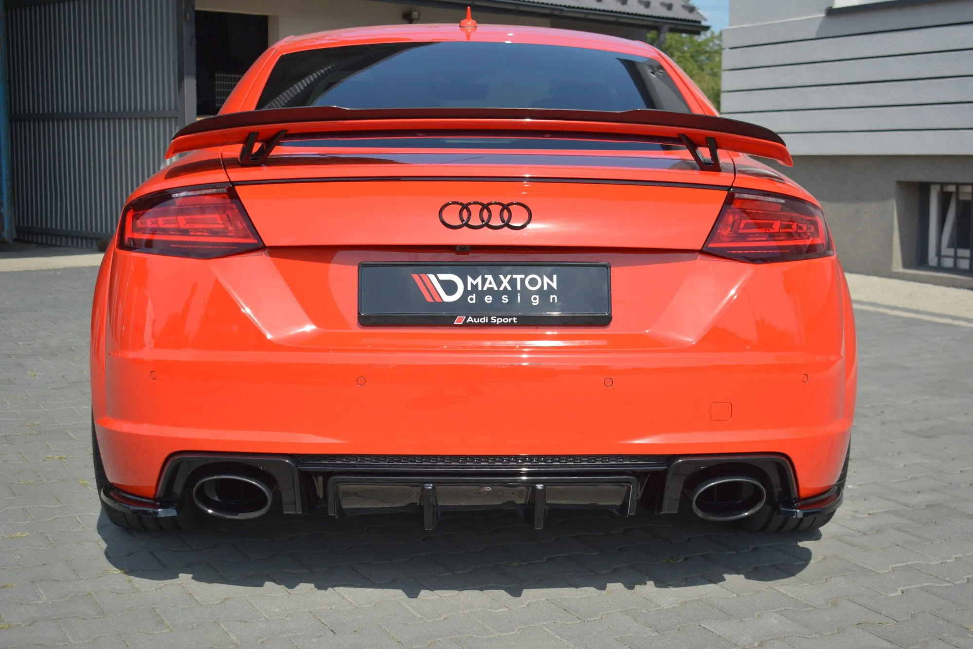 Diffuser Audi TT RS (8S) 2016 -> | Glossy Black Edition