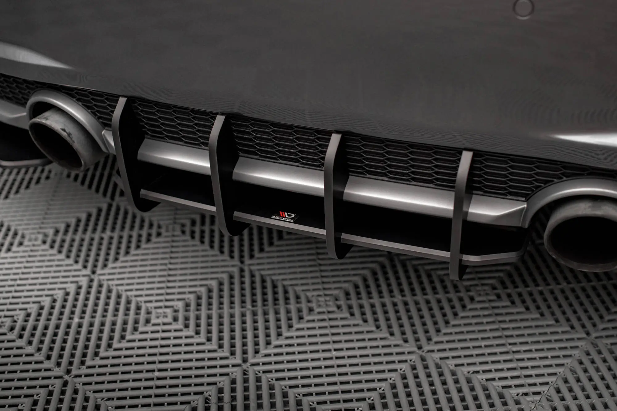 Diffuser Audi TT S-Line (8S) 2014 - 2018 | Street Pro Black Edition