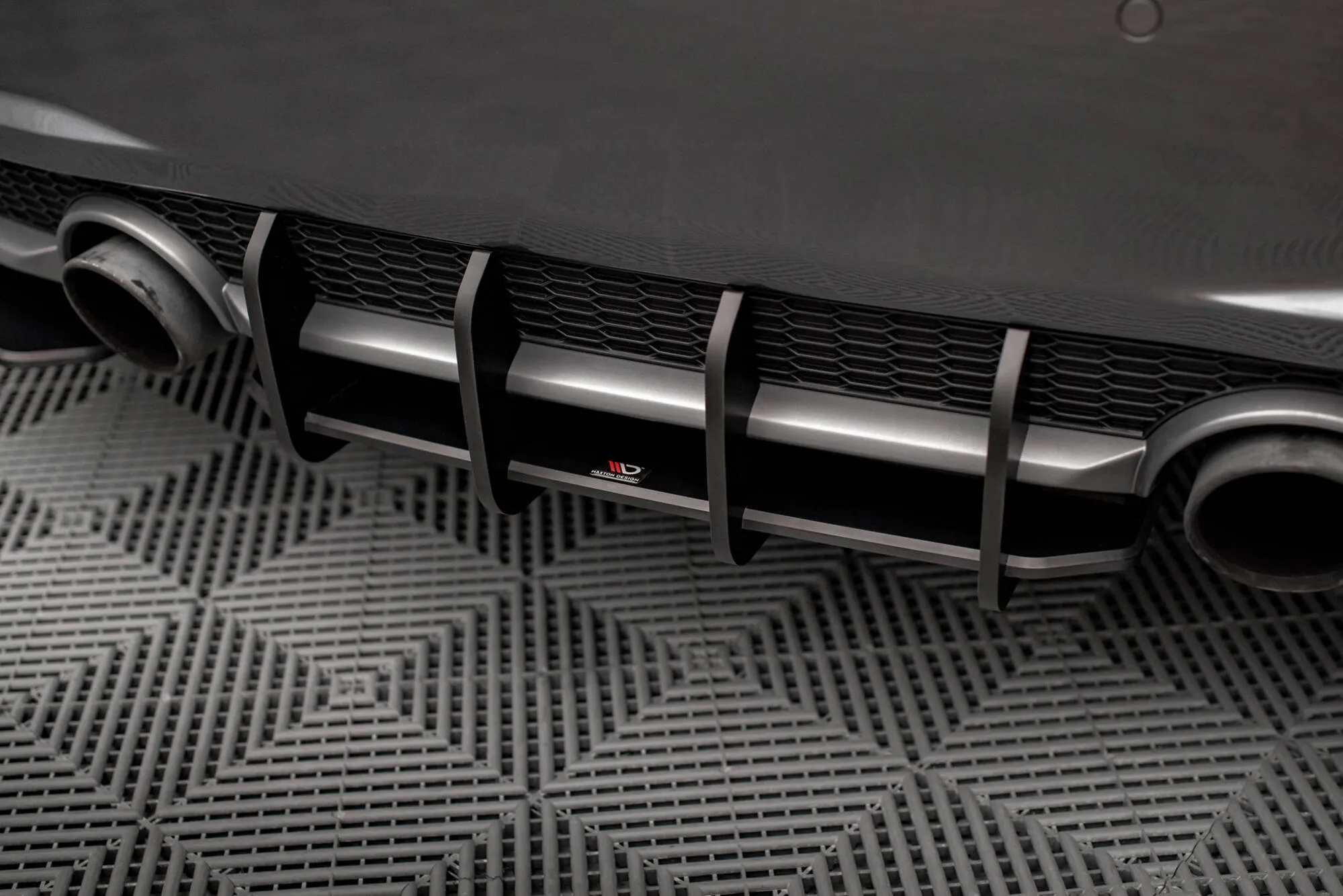 Diffuser Audi TT S-Line (8S) 2014 - 2018 | Street Pro Black Edition – bilde 2