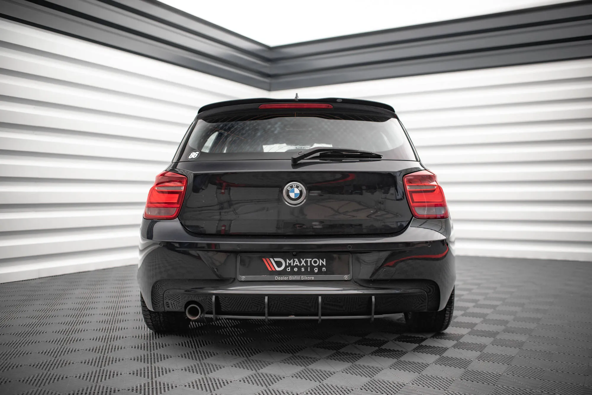 Diffuser BMW 1 (F20) 2011 - 2015 | Street Pro Black Edition – bilde 3