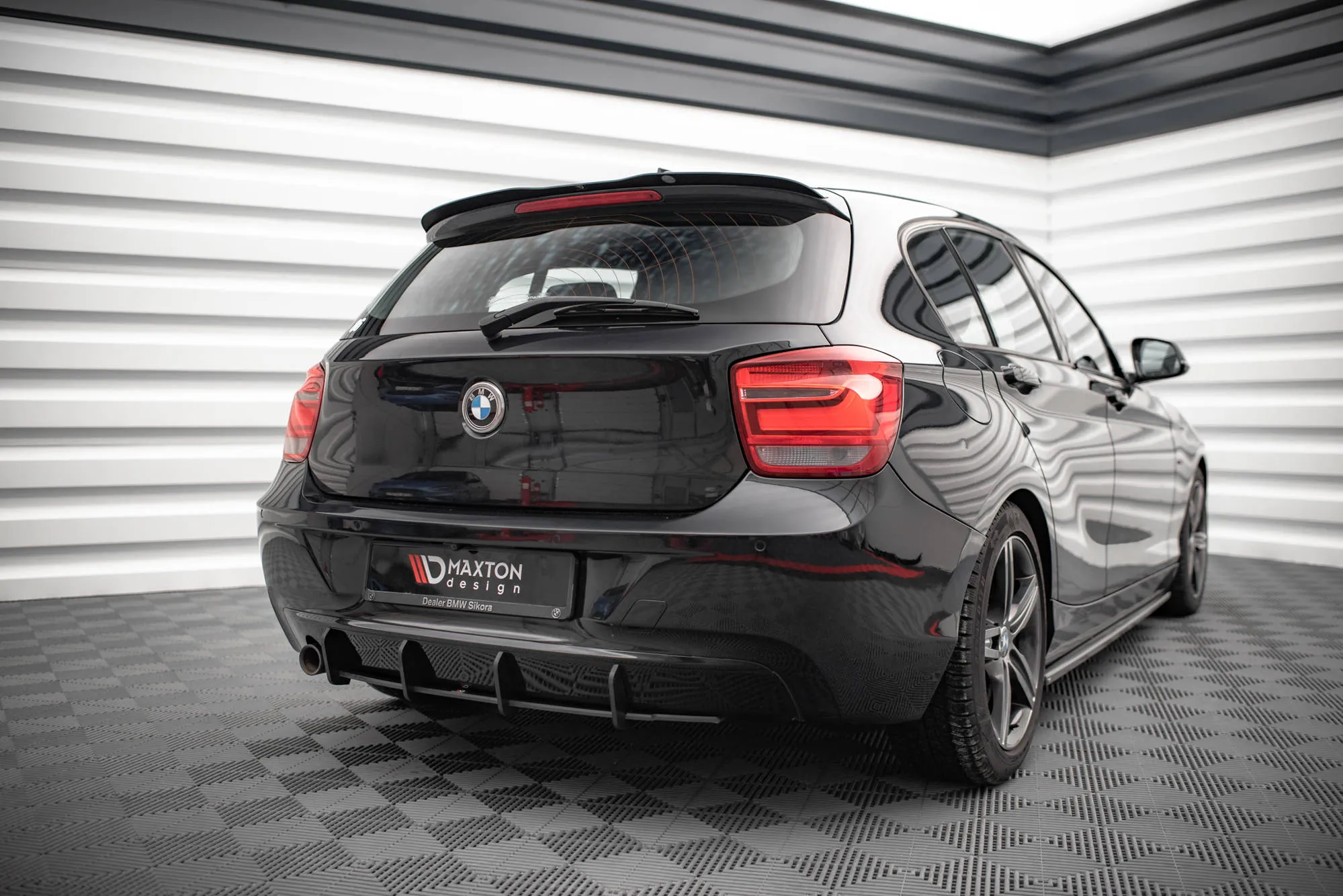 Diffuser BMW 1 (F20) 2011 - 2015 | Street Pro Black Edition – bilde 5