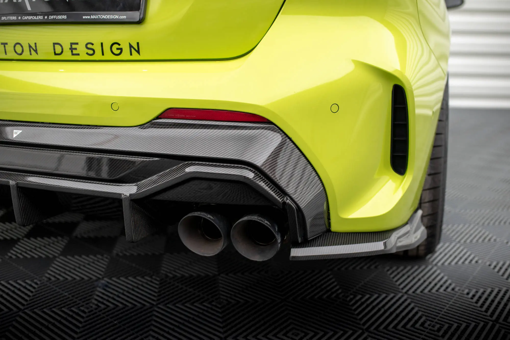 Diffuser BMW 1 (F40) M-Pack / BMW 1 (F40) M135i 2019 - 2024 | V.1 Edition Real Carbon Fiber – bilde 6