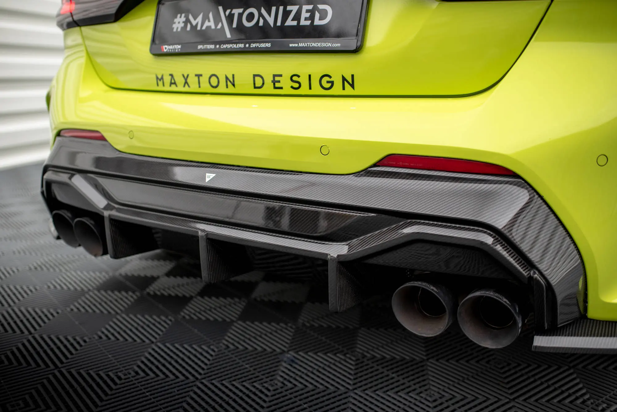 Diffuser BMW 1 (F40) M-Pack / BMW 1 (F40) M135i 2019 - 2024 | V.1 Edition Real Carbon Fiber – bilde 7