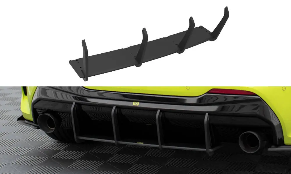 Diffuser BMW 1 (F40) M-Pack / BMW M135i (F40) 2019 - 2024 | V.1 Street Pro Black Edition – bilde 2