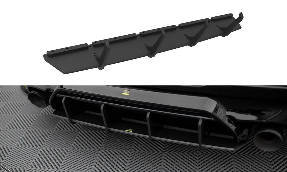 Diffuser BMW 1 (F40) M-Pack / BMW M135i (F40) 2019 - 2024 | V.2 Street Pro Black Edition – bilde 2