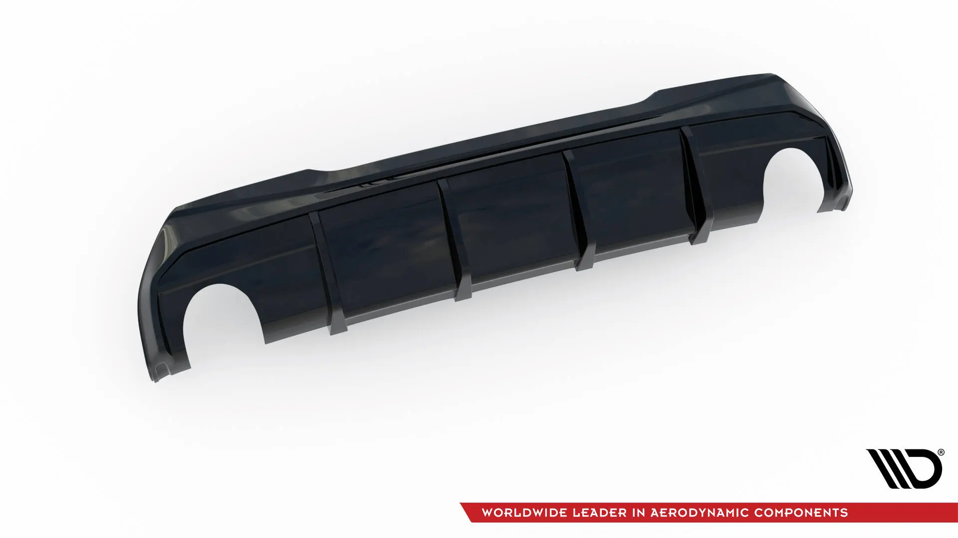 Diffuser BMW 1 (F40) M-Pack / BMW M135i (F40) 2019 - 2024 | V.3 Glossy Black Edition Image 13