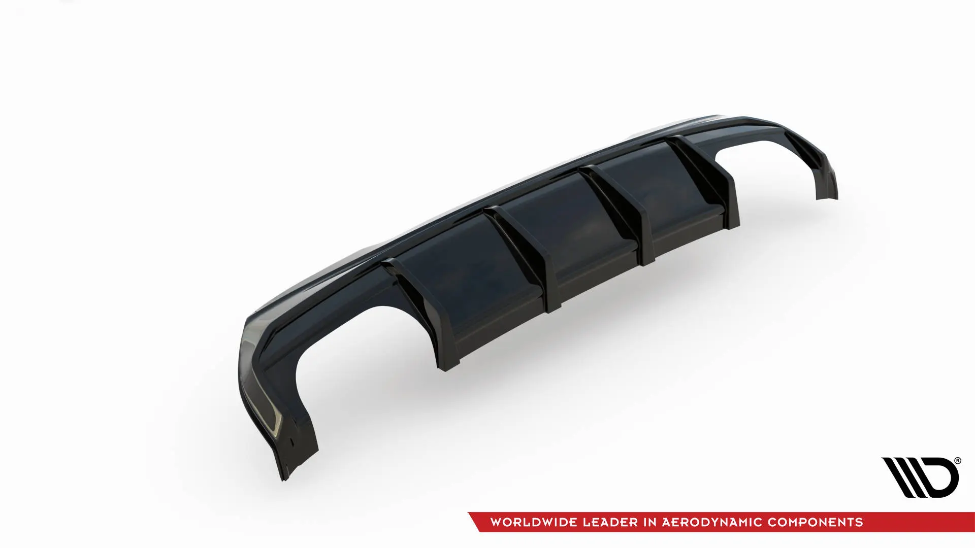 Diffuser BMW 1 (F40) M-Pack / BMW M135i (F40) 2019 - 2024 | V.3 Glossy Black Edition – bilde 7