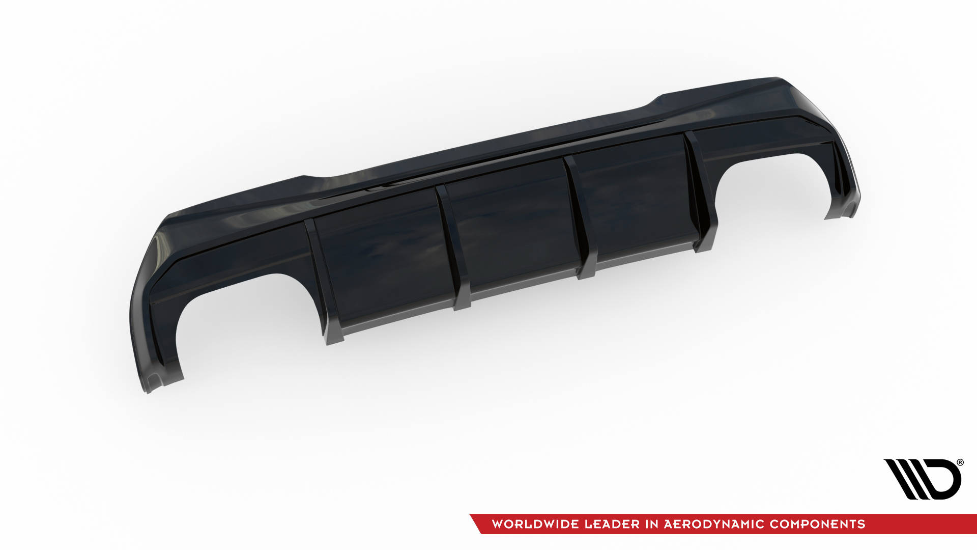 Diffuser BMW 1 (F40) M-Pack / BMW M135i (F40) 2019 - 2024 | V.3 Glossy Black Edition – bilde 8