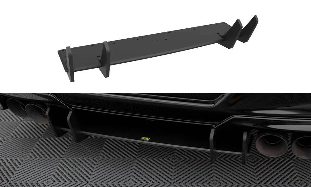 Diffuser BMW 1 (F40) M-Pack / BMW M135i (F40) 2019 - 2024 | V.3 Street Pro Black Edition – bilde 2