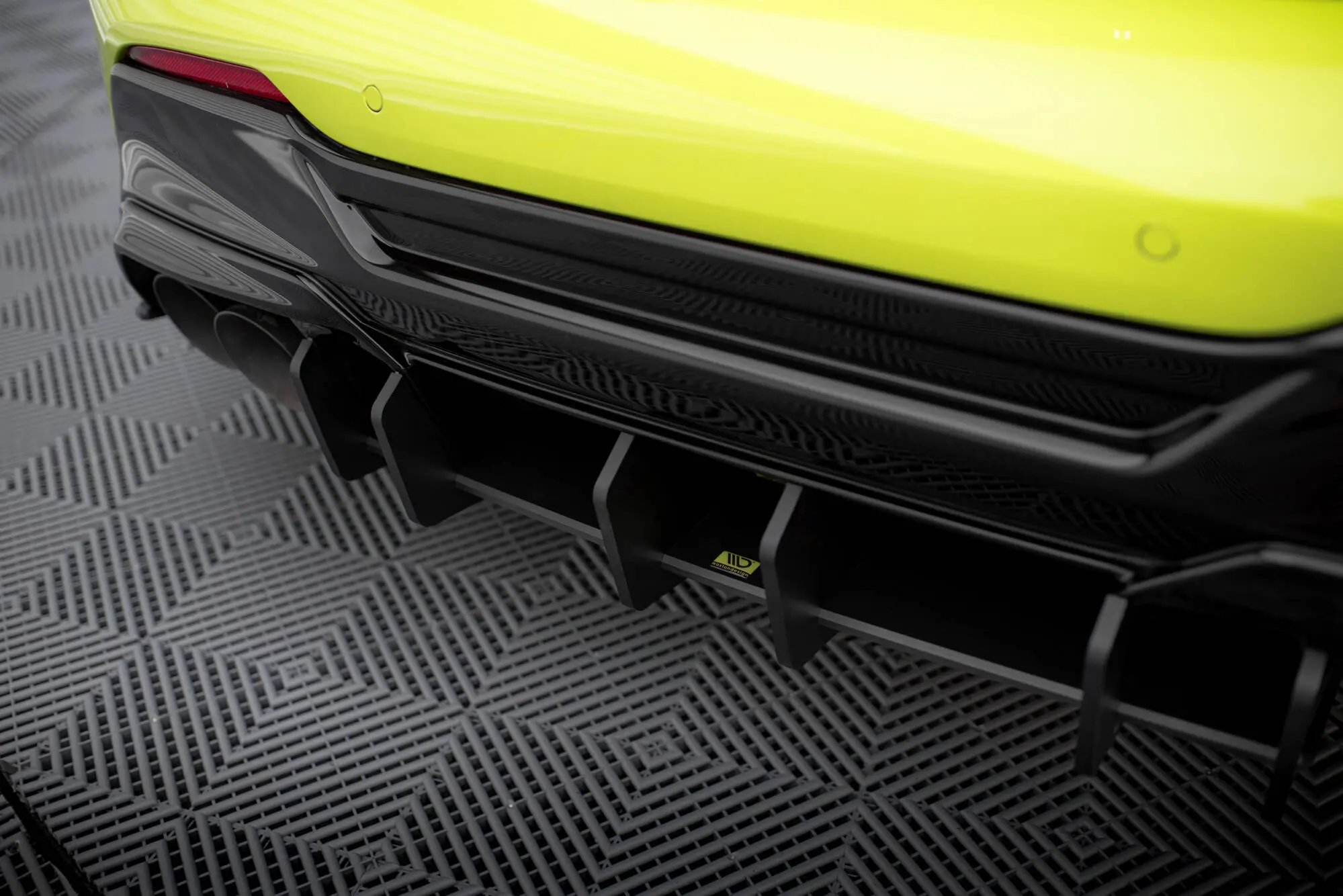 Diffuser BMW 1 (F40) M-Pack / BMW M135i (F40) 2019 - 2024 | V.4 Street Pro Black Edition
