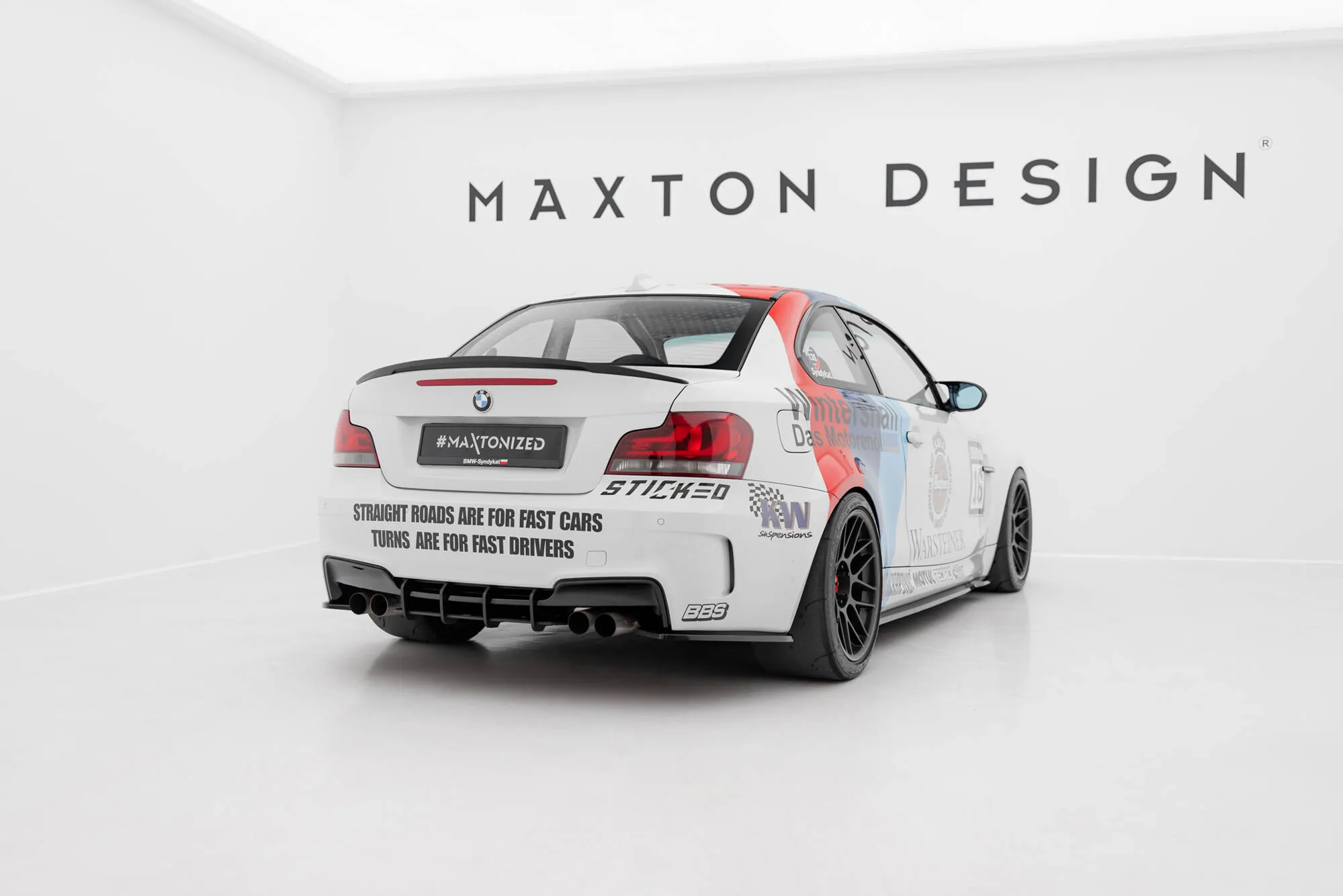 Diffuser BMW 1 M Coupe (E82) 2007 - 2013 | Street Pro Black Edition – bilde 2