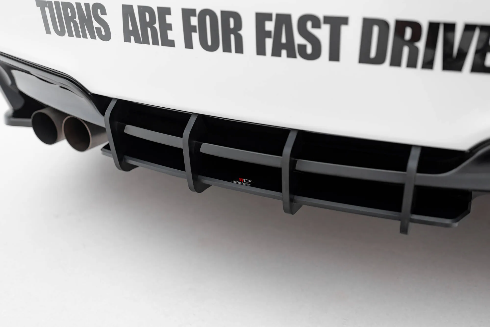 Diffuser BMW 1 M Coupe (E82) 2007 - 2013 | Street Pro Black Edition – bilde 3