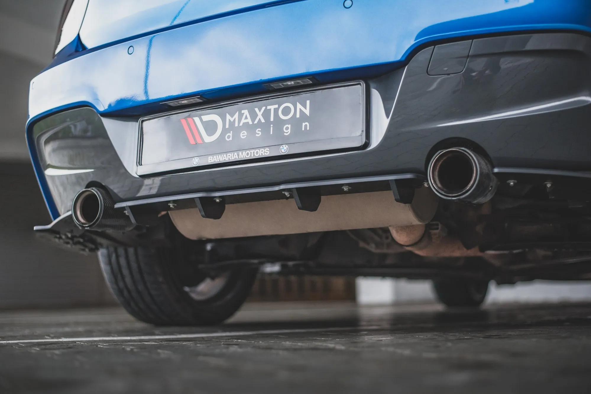 Diffuser BMW 1 M135i (F20 / F21) 2011-2015 | Street Pro Black Edition – bilde 3
