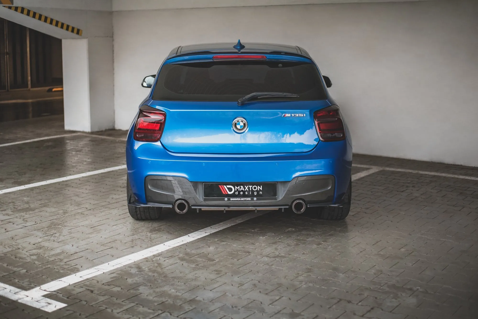 Diffuser BMW 1 M135i (F20 / F21) 2011-2015 | Street Pro Black Edition – bilde 4