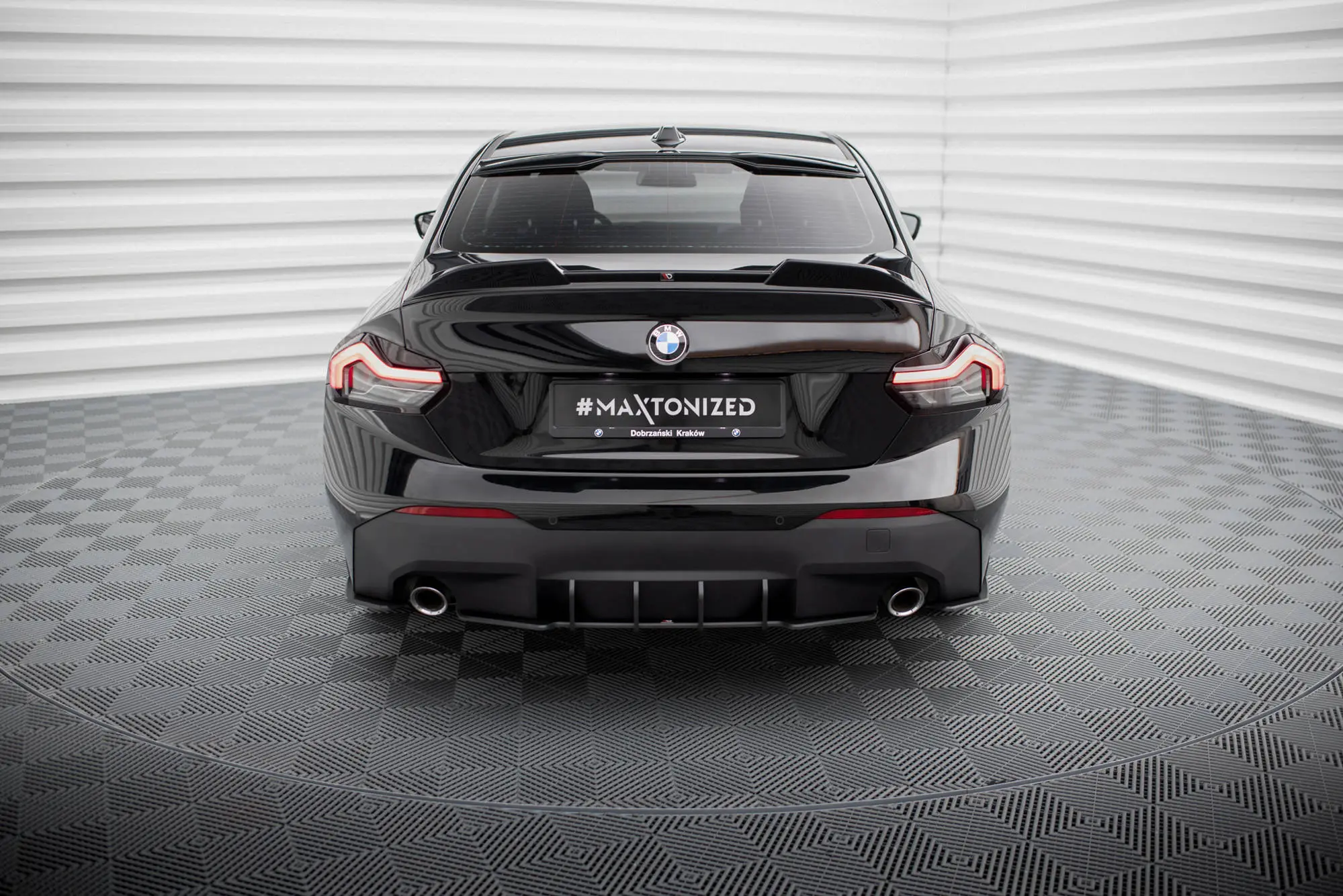 Diffuser BMW 2 Coupe (G42) 2021 - > | Street Pro Black Edition – bilde 4