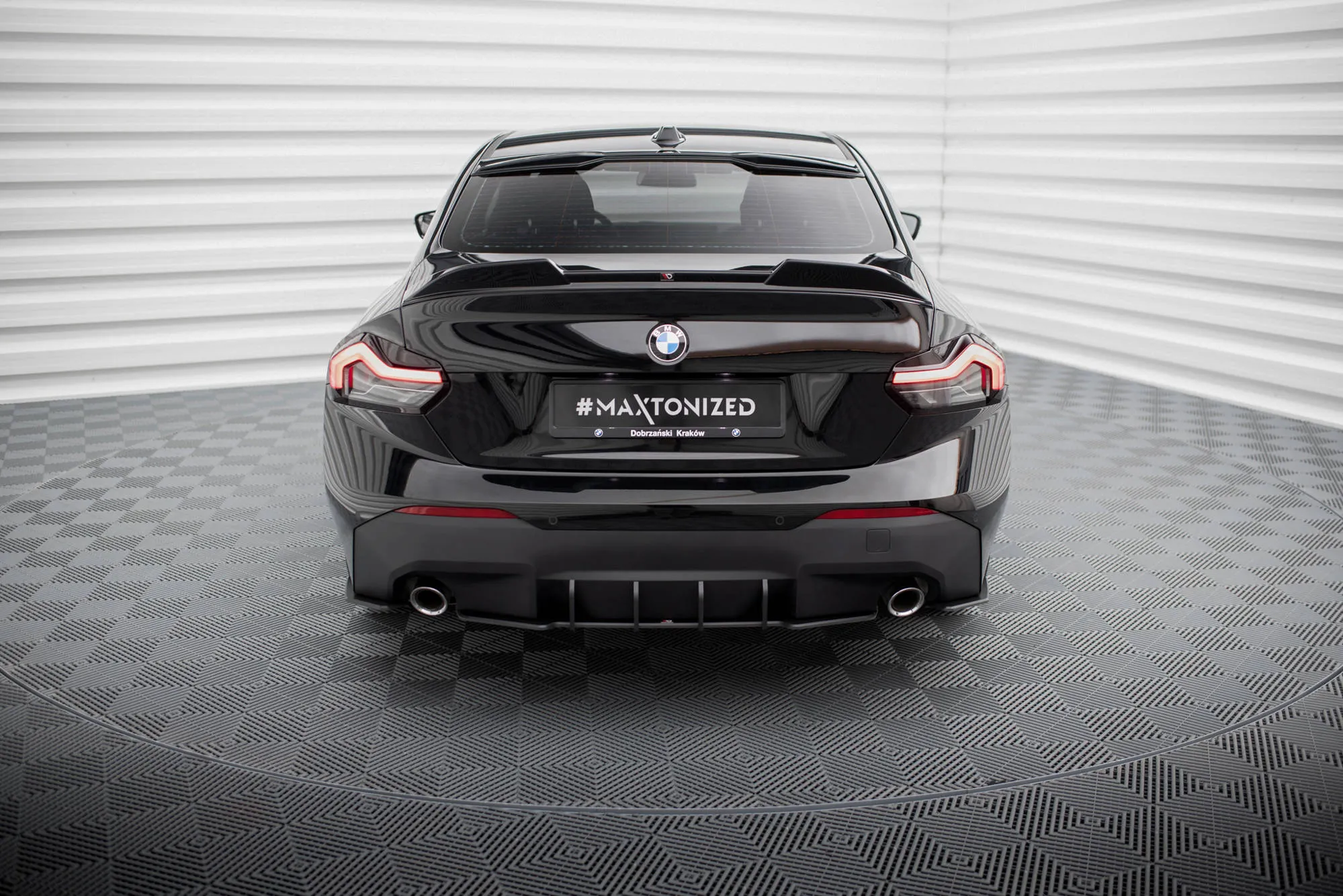 Diffuser BMW 2 Coupe (G42) 2021 - > | Street Pro Black Edition – bilde 3