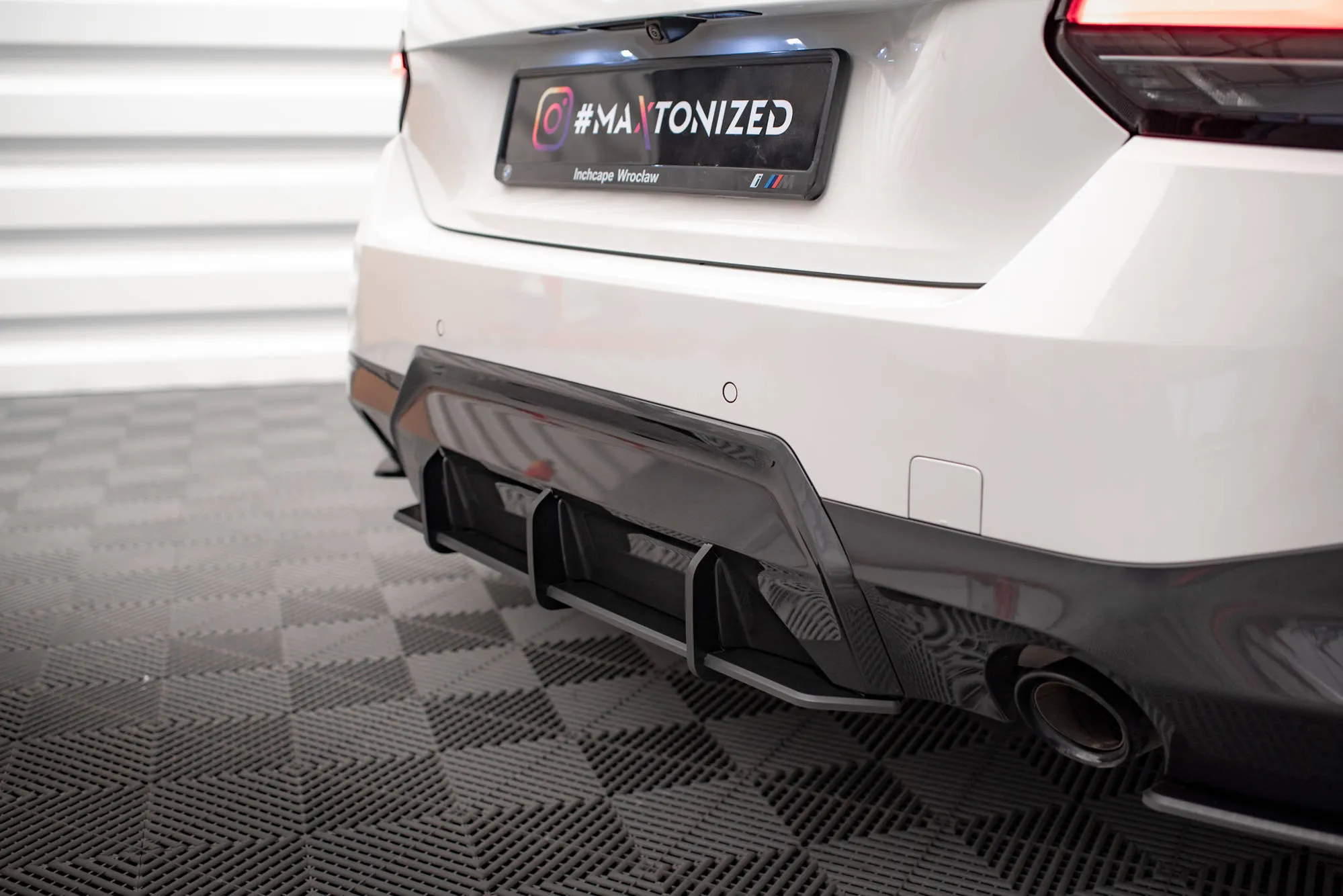 Diffuser BMW 2 Coupe (G42) M-Pack 2021 -> | Street Pro Black Edition – bilde 2