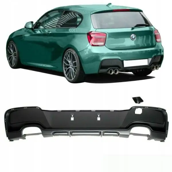 Diffuser BMW 2 (F20) 2011 - 2015 │ M Performance Twin Double