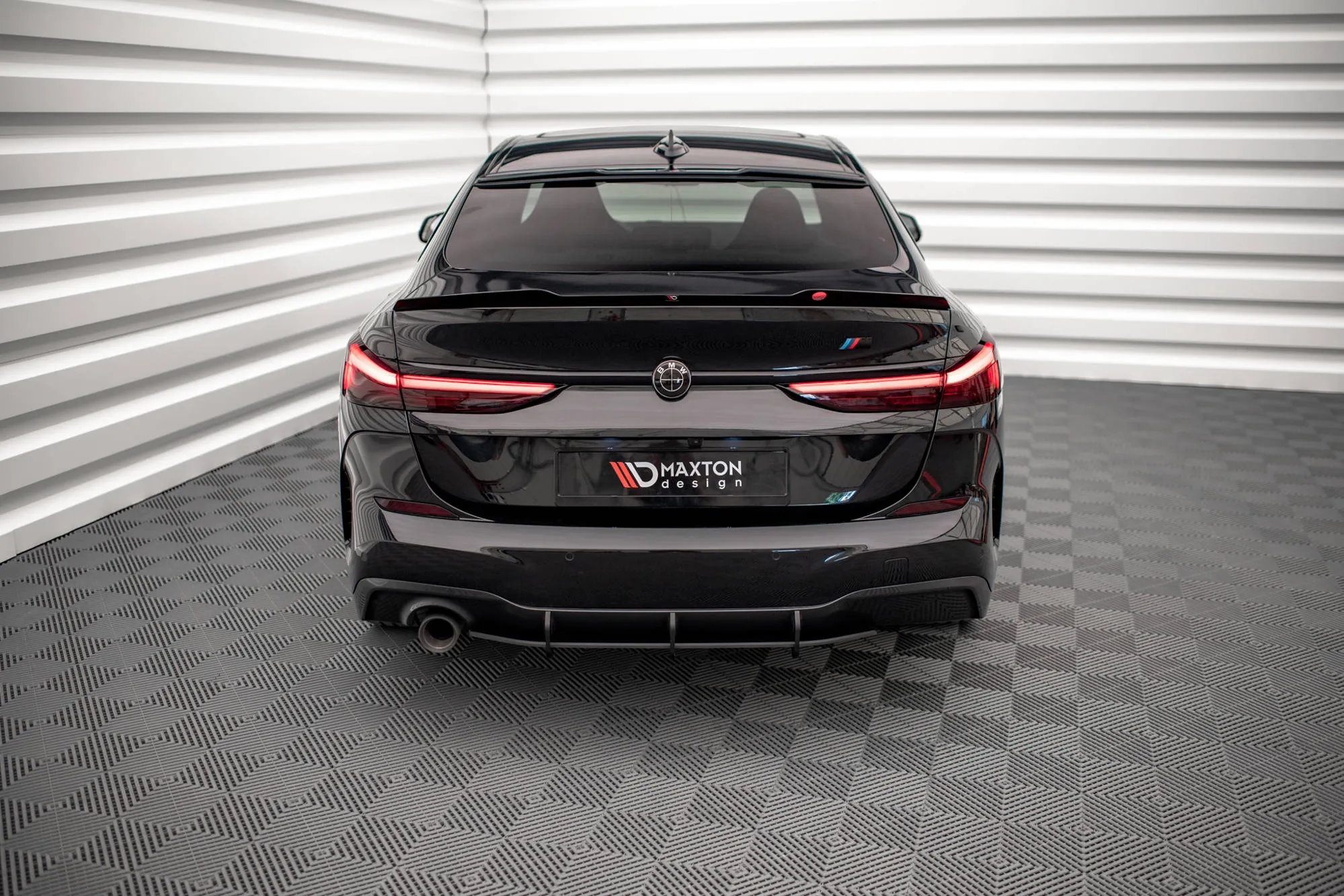 Diffuser BMW 2 Gran Coupe (F44) M-Pack 2019 - 2024  | Street Pro Black Edition