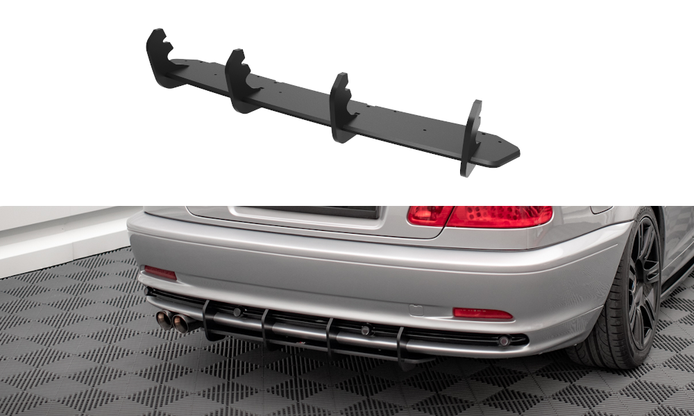 Diffuser BMW 3 (E46) Coupe/Cabrio 1999 - 2005 | Street Pro Black Edition – bilde 3