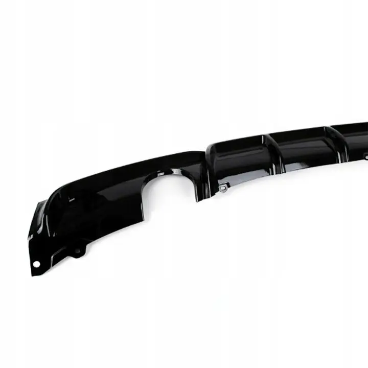 Diffuser BMW 3 (F30/F31) 2011 - 2018 │ MP Twin Outlet Black Shadow – bilde 3