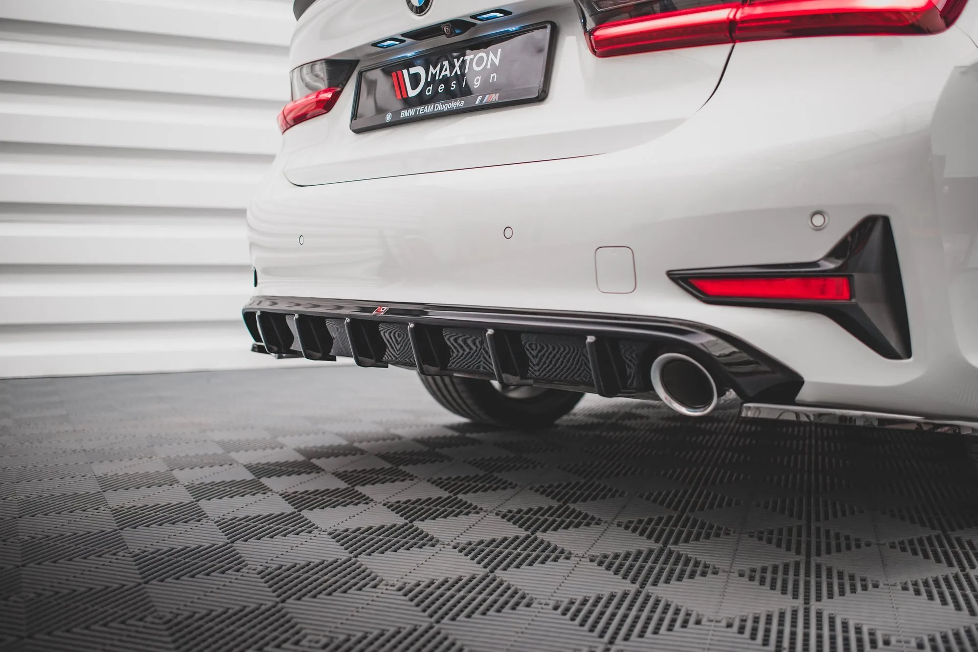 Diffuser BMW 3 (G20) / BMW 3 (G20) M-Pack 2018-2022 | Glossy Black Edition – bilde 3