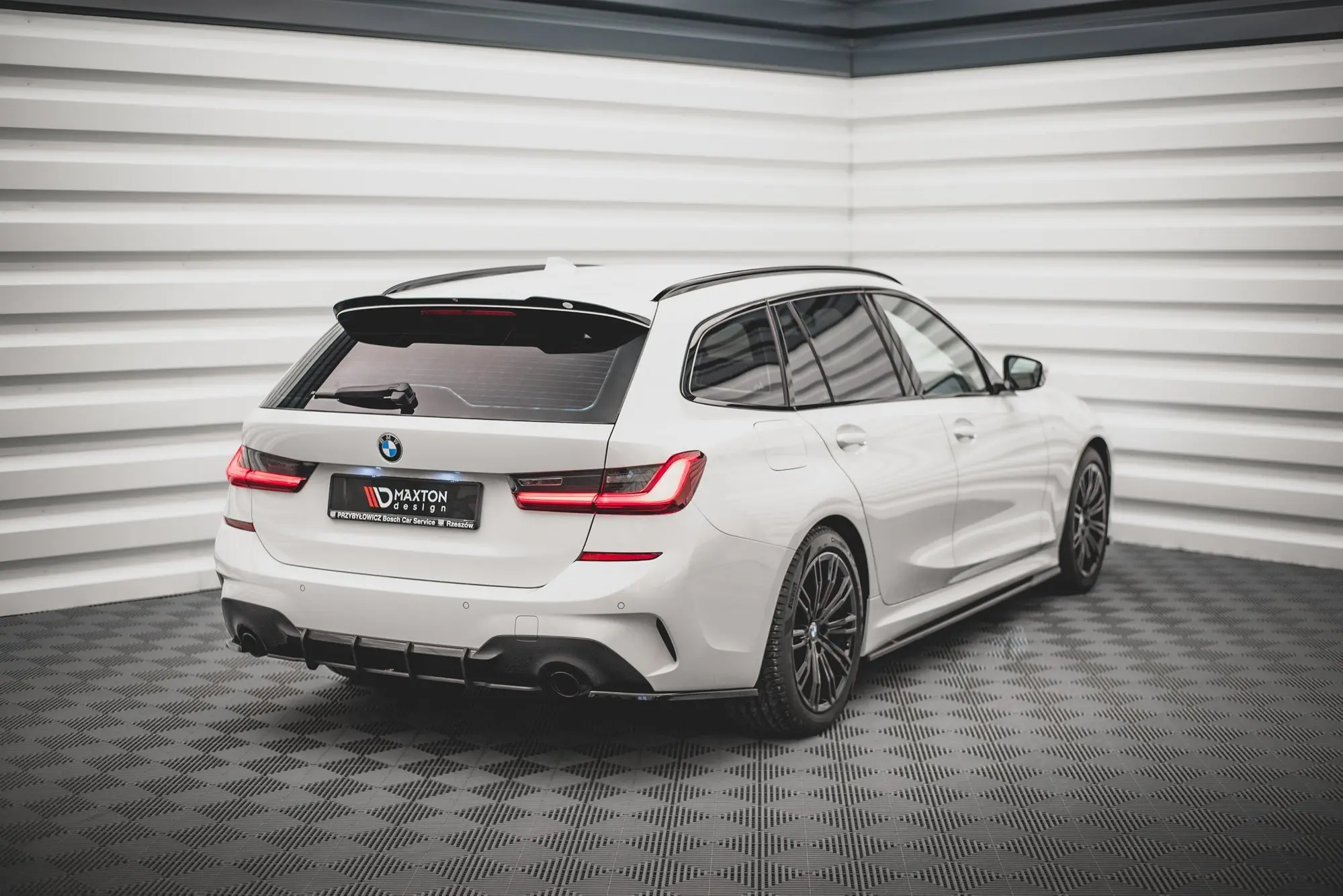 Diffuser  BMW 3 (G20/G21) M-Pack 2018 -> | Street Pro Black Edition – bilde 2