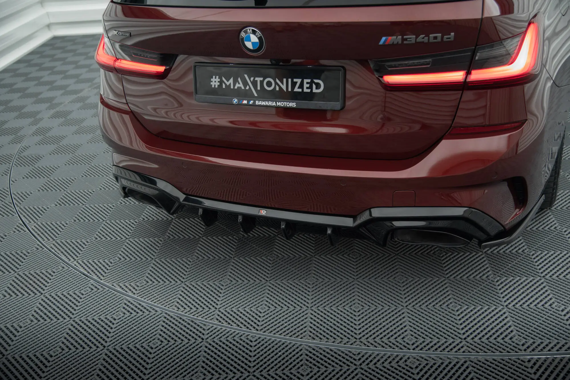 Diffuser BMW 3 (G20 / G21) M-Pakke 2018 - 2022 | Glossy Black Edition – bilde 3