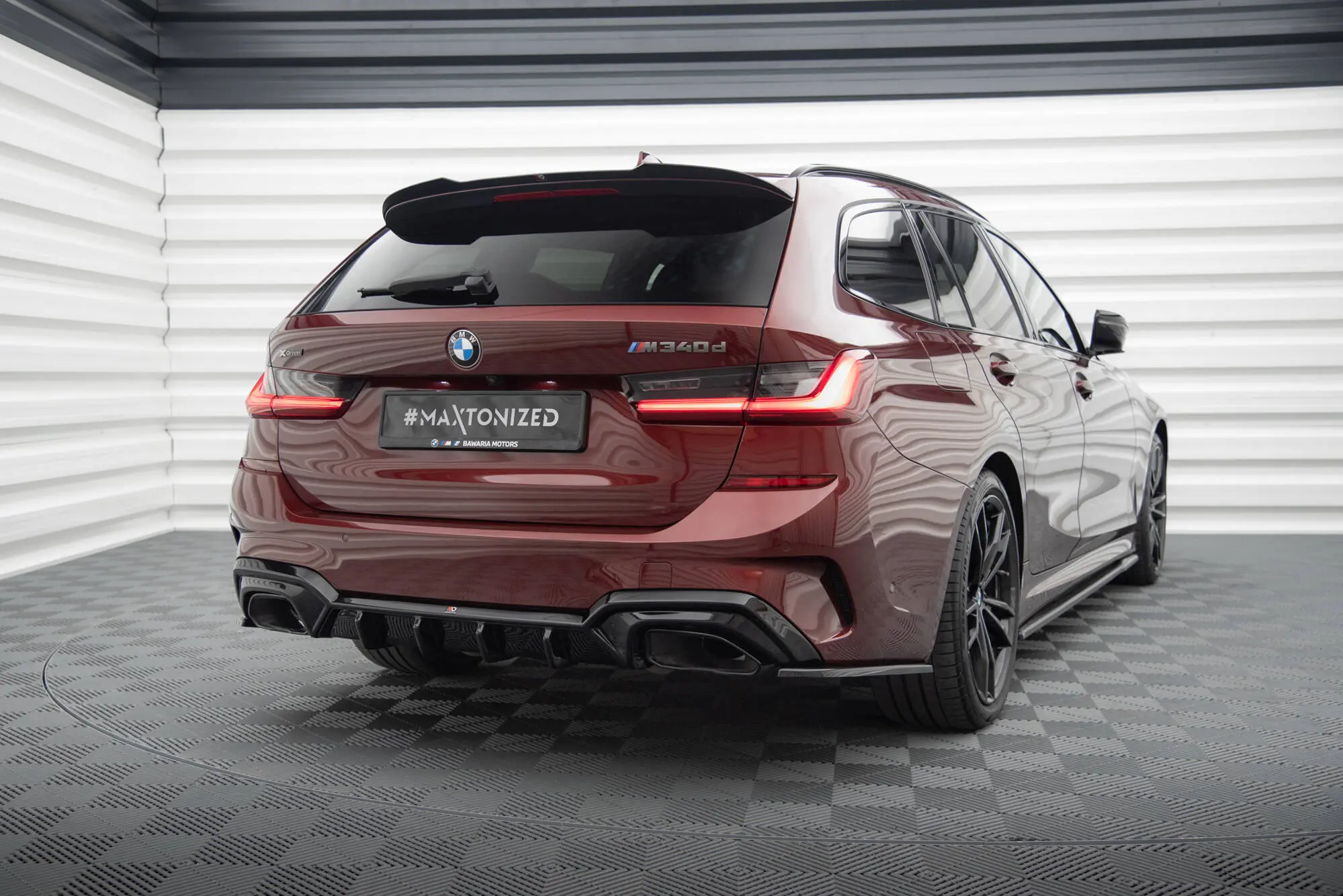 Diffuser BMW 3 (G20 / G21) M-Pakke 2018 - 2022 | Glossy Black Edition – bilde 4