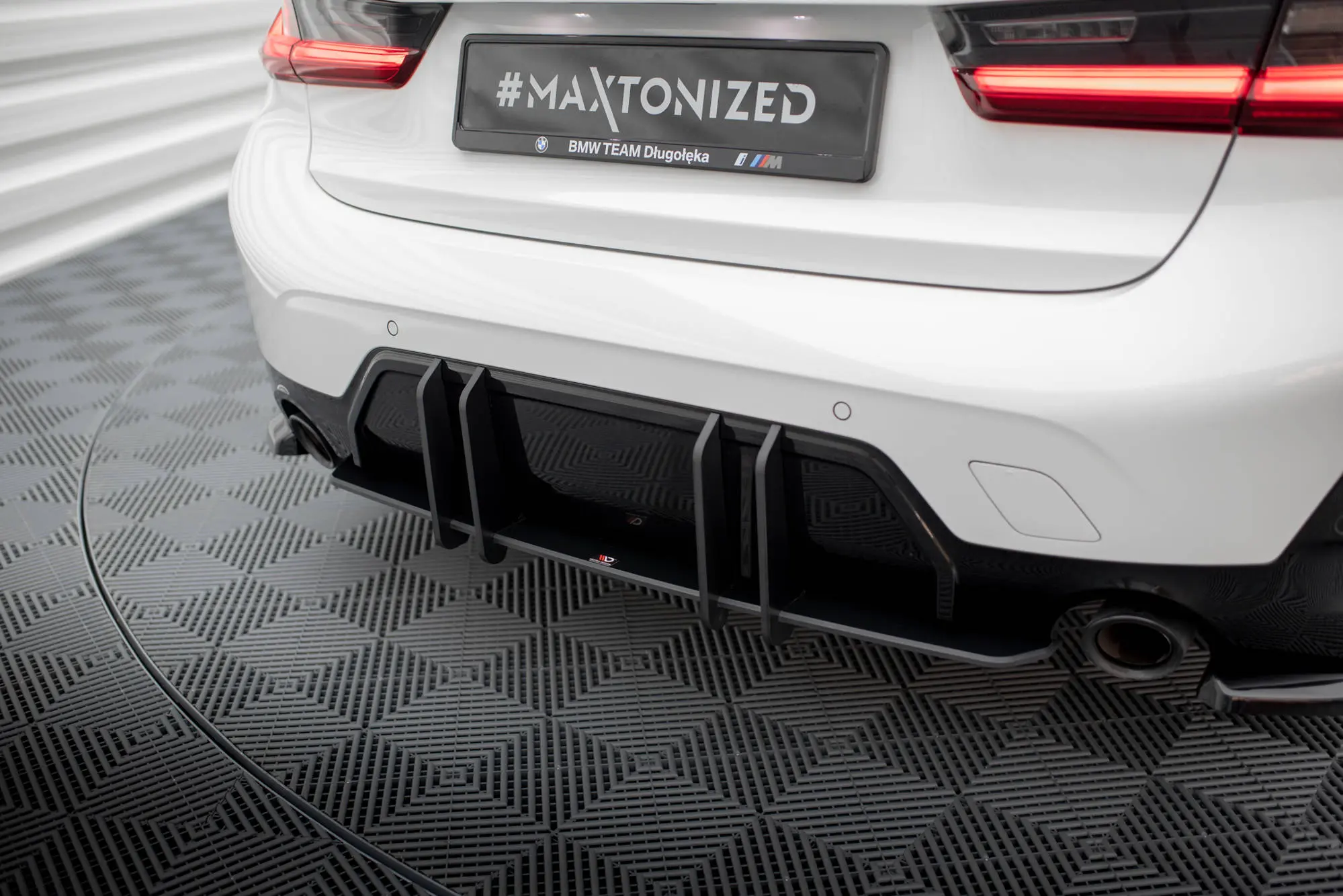 Diffuser BMW 3 (G20 / G21) M-Pakke Facelift 2022-> | Street Pro Black Edition