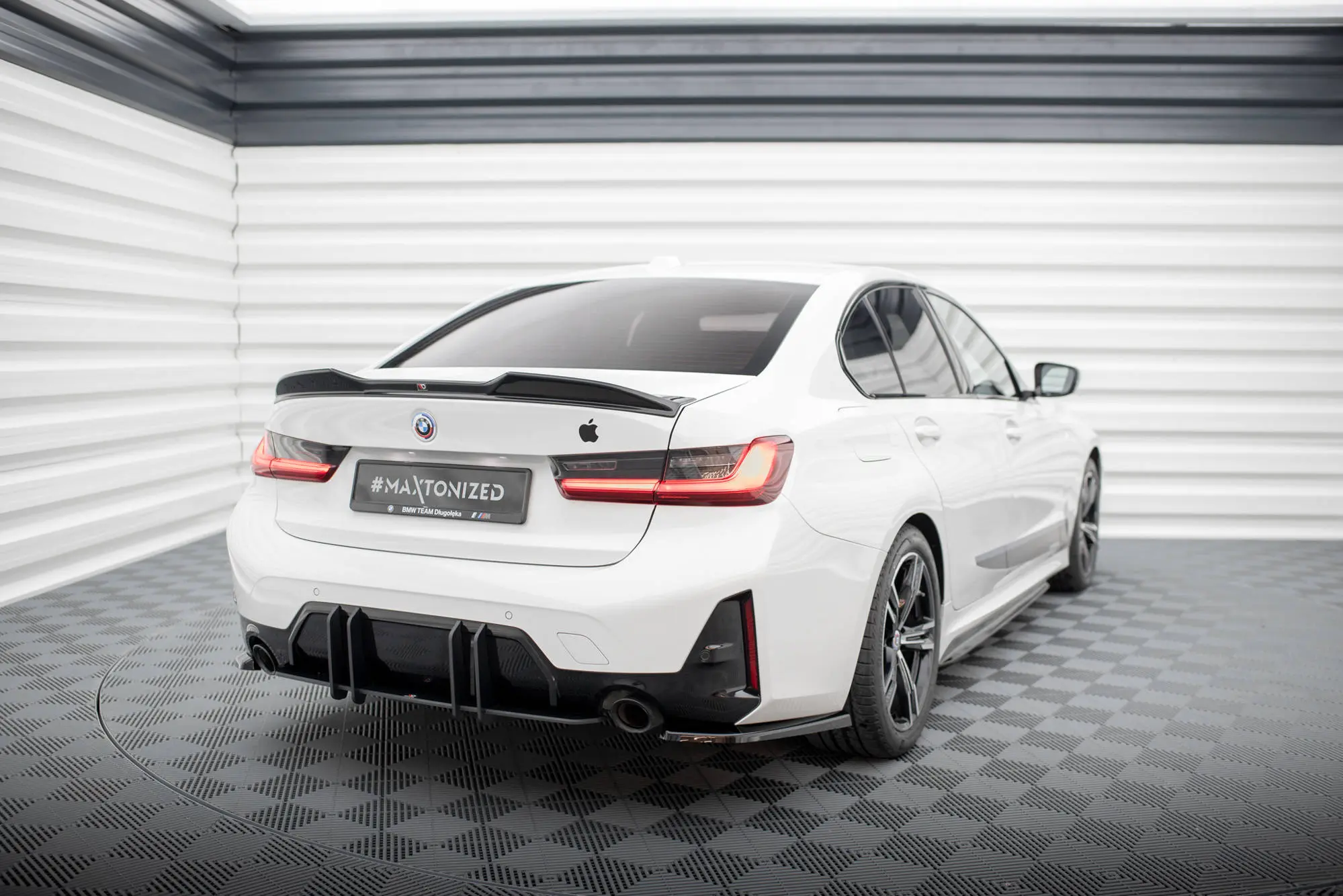 Diffuser BMW 3 (G20 / G21) M-Pakke Facelift 2022-> | Street Pro Black Edition – bilde 5
